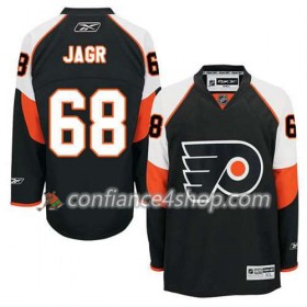 Reebok Maillot de Hockey Philadelphia Flyers Jaromir Jagr #68 Third Noir - Homme
