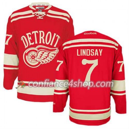 Reebok Maillot de Hockey Detroit Red Wings Ted Lindsay #7 2014 Winter Classic rouge - Homme