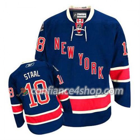 Reebok Maillot de Hockey New York Rangers Marc Staal #18 Third Bleu marin - Homme Reebok Maillot de Hockey New York Rangers Marc Staal #18 Third Bleu marin - Homme