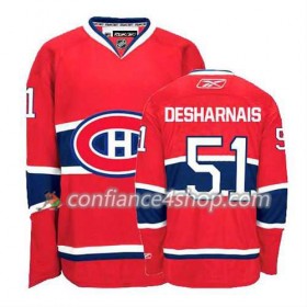 Reebok Maillot de Hockey Montreal Canadiens David Desharnais #51 Domicile rouge - Homme