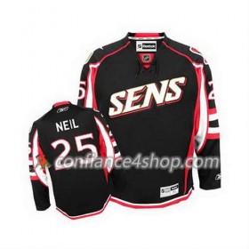 Reebok Maillot de Hockey Ottawa Senators Chris Neil #25 Third Noir - Homme