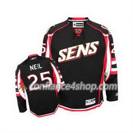Reebok Maillot de Hockey Ottawa Senators Chris Neil #25 Third Noir - Homme