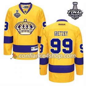 Maillot de Hockey Los Angeles Kings Wayne Gretzky #99 Third Or 2014 Stanley Cup - Homme