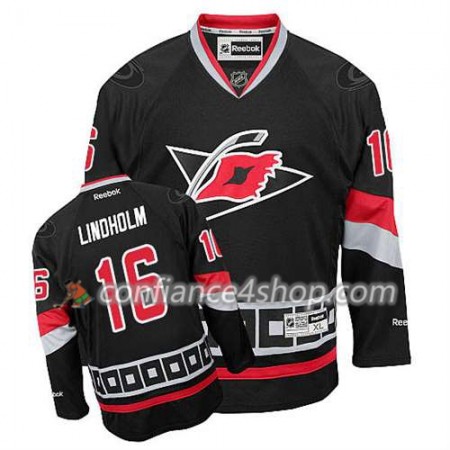 Reebok Maillot de Hockey Carolina Hurricanes Elias Lindholm #16 Third Noir - Homme