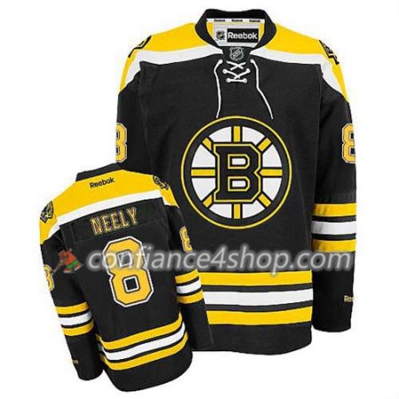 Reebok Maillot de Hockey Boston Bruins Cam Neely #8 Domicile Noir - Homme
