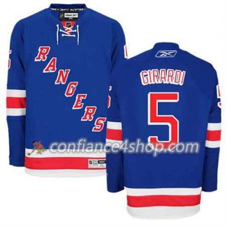 Reebok Maillot de Hockey New York Rangers Dan Girardi #5 Domicile Bleu royal - Homme Reebok Maillot de Hockey New York Rangers Dan Girardi #5 Domicile Bleu royal - Homme