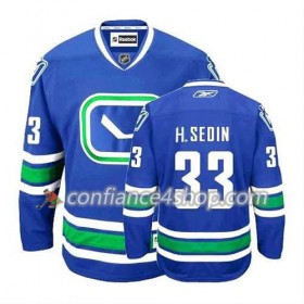 Reebok Maillot de Hockey Vancouver Canucks Henrik Sedin #33 Third Bleu royal - Homme