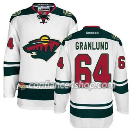 Reebok Maillot de Hockey Minnesota Wild Mikael Granlund #64 Extérieur blanc - Homme Reebok Maillot de Hockey Minnesota Wild Mikael Granlund #64 Extérieur blanc - Homme