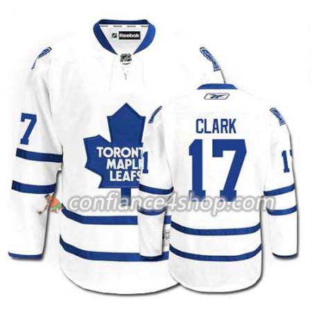 Reebok Maillot de Hockey Toronto Maple Leafs Wendel Clark #17 Extérieur blanc - Homme