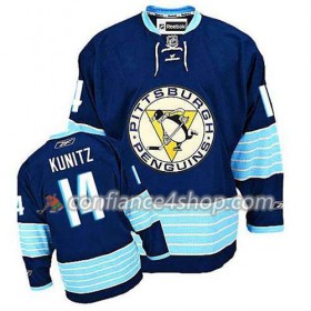 Reebok Maillot de Hockey Pittsburgh Penguins Chris Kunitz #14 Bleu Third 2016 Stanley Cup - Homme