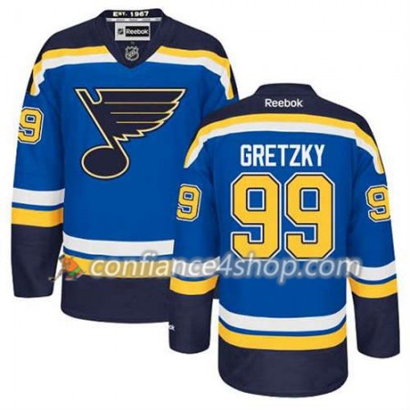 Reebok Maillot de Hockey St. Louis Blues Wayne Gretzky #99 Domicile Bleu royal - Homme
