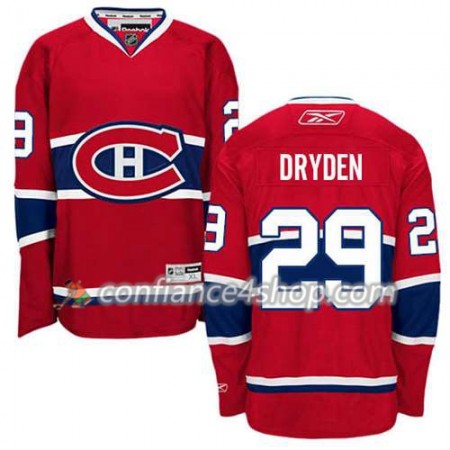 Reebok Maillot de Hockey Montreal Canadiens Ken Dryden #29 Domicile rouge - Homme