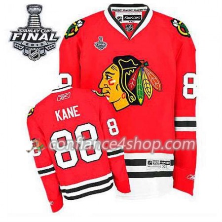 Maillot de Hockey Chicago Blackhawks Patrick Kane #88 Domicile rouge 2015 Stanley Cup - Enfant