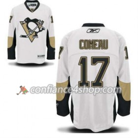 Reebok Maillot de Hockey Pittsburgh Penguins Blake Comeau 17 Blanc Extérieur - Homme