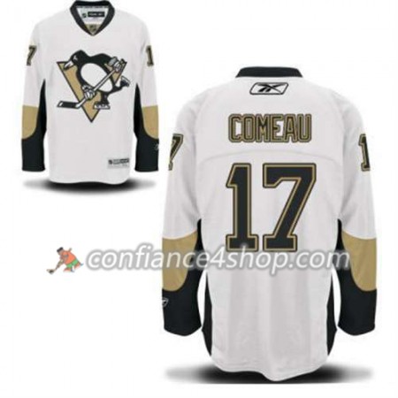 Reebok Maillot de Hockey Pittsburgh Penguins Blake Comeau 17 Blanc Extérieur - Homme