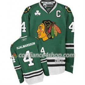 Reebok Maillot de Hockey Chicago Blackhawks Niklas Hjalmarsson 4 vert - Homme