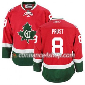 Reebok Maillot de Hockey Montreal Canadiens Brandon Prust 8 Third rouge - Homme