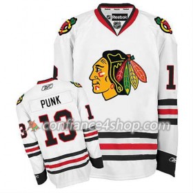 Maillot de Hockey Chicago Blackhawks CM Punk #13 Premier Away blanc - Enfant