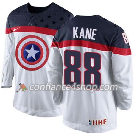 Maillot de Hockey Premier Olympic-USA Team Patrick Kane #88 blanc - Homme