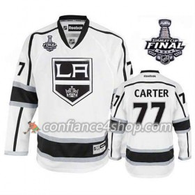 Maillot de Hockey Los Angeles Kings Jeff Carter #77 Extérieur blanc 2014 Stanley Cup - Homme