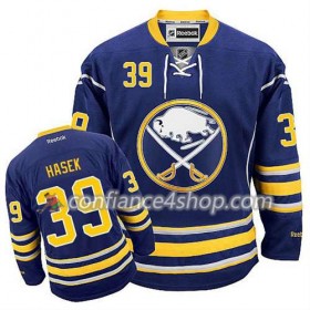 Reebok Maillot de Hockey Buffalo Sabres Dominik Hasek #39 Domicile Bleu marin - Homme