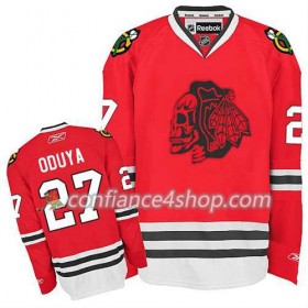 Maillot de Hockey Chicago Blackhawks Johnny Oduya #27 Red Skull - Enfant