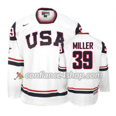 Maillot de Hockey Premier Olympic-USA Team Ryan Miller #39 Premier blanc - Homme