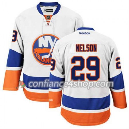 Reebok Maillot de Hockey New York Islanders Brock Nelson #29 Extérieur blanc - Homme