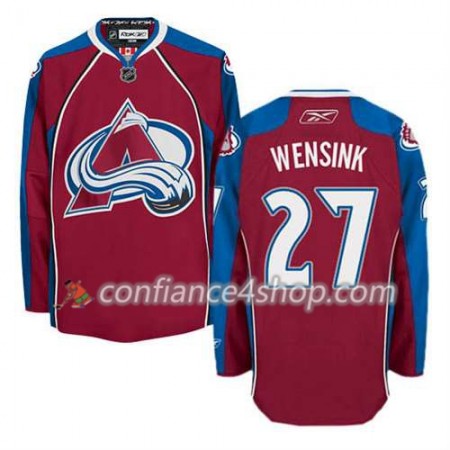 Reebok Maillot de Hockey Colorado Avalanche John Wensink #27 Domicile rouge - Homme