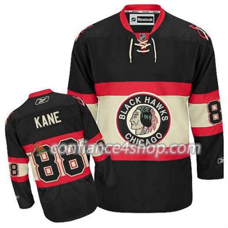 Reebok Maillot de Hockey Chicago Blackhawks Patrick Kane 88 Third Noir - Homme