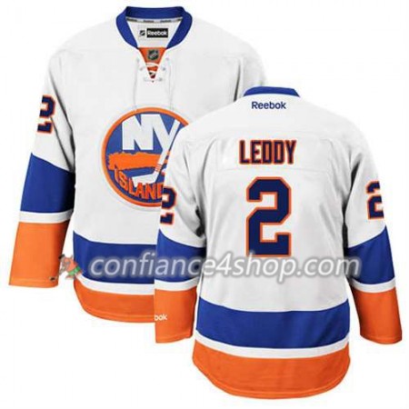 Reebok Maillot de Hockey New York Islanders Nick Leddy #2 Extérieur blanc - Homme