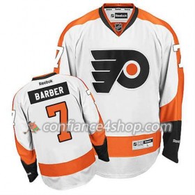 Reebok Maillot de Hockey Philadelphia Flyers Bill Barber #7 Extérieur blanc - Homme