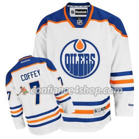 Reebok Maillot de Hockey Edmonton Oilers Paul Coffey #7 Extérieur blanc - Homme