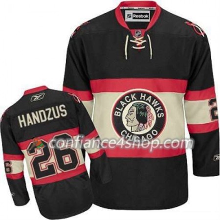 Reebok Maillot de Hockey Chicago Blackhawks Michal Handzus #26 Noir Third - Femme