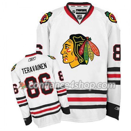 Maillot de Hockey Chicago Blackhawks Teuvo Teravainen #86 Premier Away blanc - Enfant