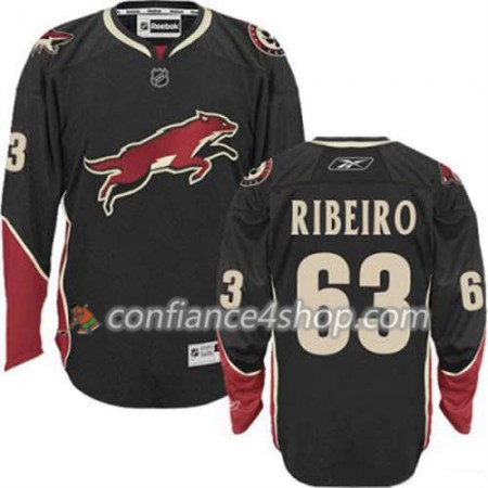 Reebok Maillot de Hockey Phoenix Coyotes Mike Ribeiro 63 Noir Third - Homme