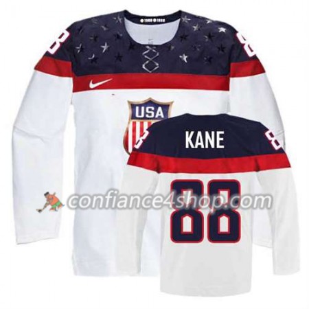 Maillot de Hockey Premier Olympic-USA Team Patrick Kane #88 Domicile blanc - Homme