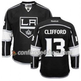 Reebok Maillot de Hockey Los Angeles Kings Kyle Clifford #13 Premier Domicile Noir - Femme