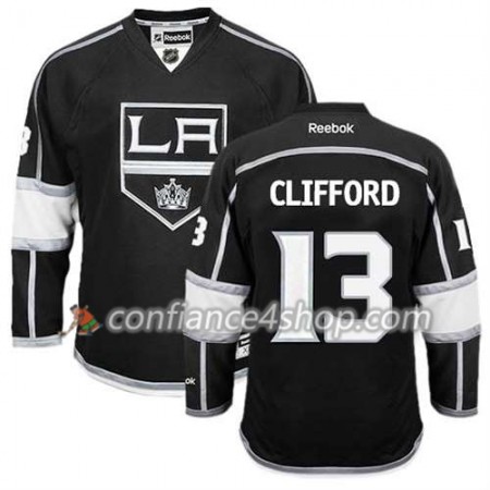 Reebok Maillot de Hockey Los Angeles Kings Kyle Clifford #13 Premier Domicile Noir - Femme