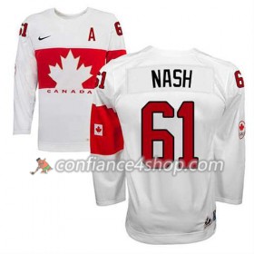 Maillot de Hockey Premier Olympic-Canada Team Rick Nash #61 Domicile blanc - Homme