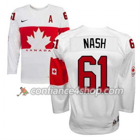 Maillot de Hockey Premier Olympic-Canada Team Rick Nash #61 Domicile blanc - Homme