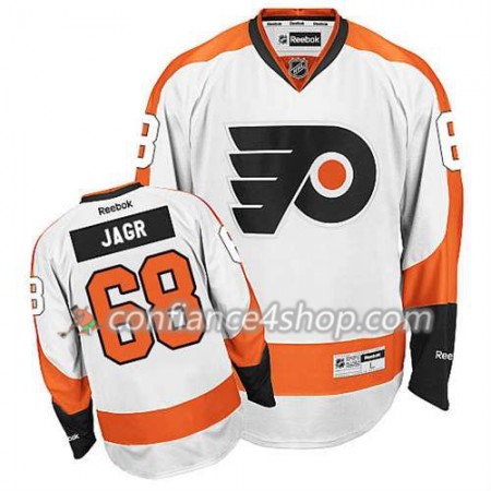 Reebok Maillot de Hockey Philadelphia Flyers Jaromir Jagr #68 Extérieur blanc - Homme