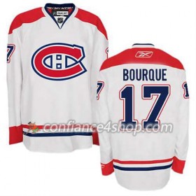 Reebok Maillot de Hockey Montreal Canadiens Rene Bourque #17 Extérieur blanc - Homme