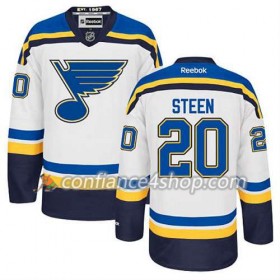 Reebok Maillot de Hockey St. Louis Blues Alexander Steen #20 Extérieur blanc - Homme