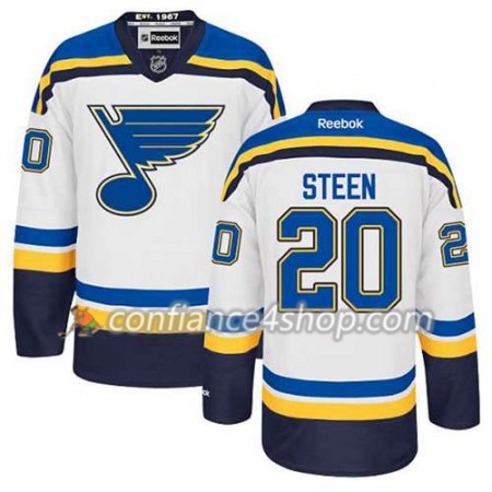 Reebok Maillot de Hockey St. Louis Blues Alexander Steen #20 Extérieur blanc - Homme
