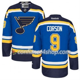 Reebok Maillot de Hockey St. Louis Blues Shayne Corson #9 Domicile Bleu royal - Homme