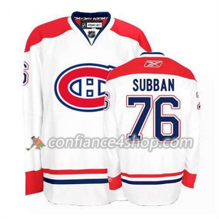 Reebok Maillot de Hockey Montreal Canadiens P.K Subban #76 Extérieur blanc - Homme