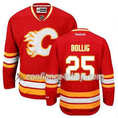 Reebok Maillot de Hockey Calgary Flames Brandon Bollig #25 Third rouge - Homme