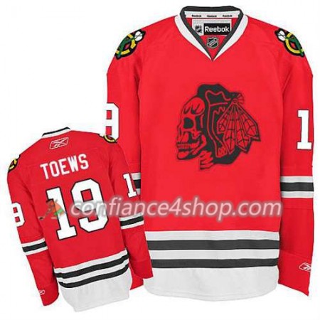 Maillot de Hockey Chicago Blackhawks Jonathan Toews #19 Red Skull - Enfant