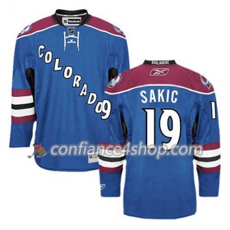 Reebok Maillot de Hockey Colorado Avalanche Joe Sakic #19 Third Bleu - Homme